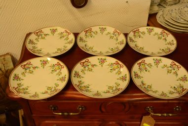 (n-3666/2) Lichte, Fine China, Saksamaa, salatitaldrikud, 6tk