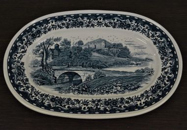 (n-4781/3) Villeroy & Boch Blue Castle ovaalne vaagen