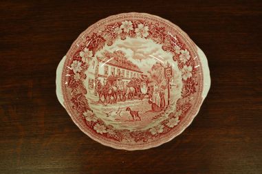 (n-5983/3) Royal tudor Ware Staffordshire, Coaching Taverns 1828, suurem kauss