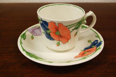 (n-6305/19) Villeroy & Boch Amapola suur kohvitass-taldrik