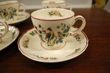 (n-6374/1) Villeroy & Boch Phoenix, kohvitassid-taldrikud, 4tk