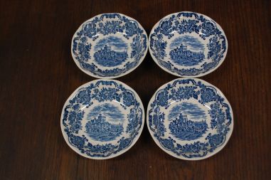 (n-6580/2) Enoch Wedgwood LTD, Royal Homes of Britain, väikesed kausid, 4tk